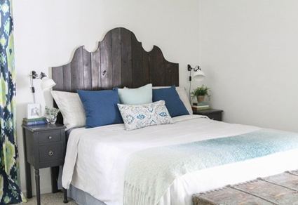 83. Wood Headboard