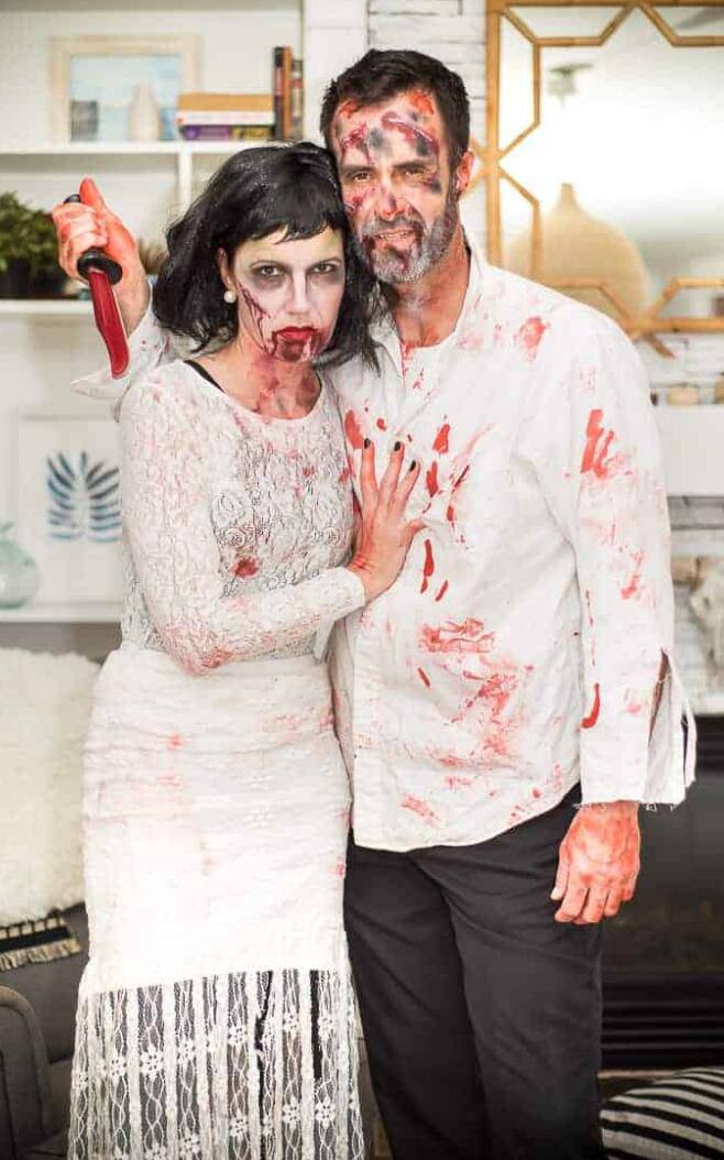 85. Zombie Couple costumes