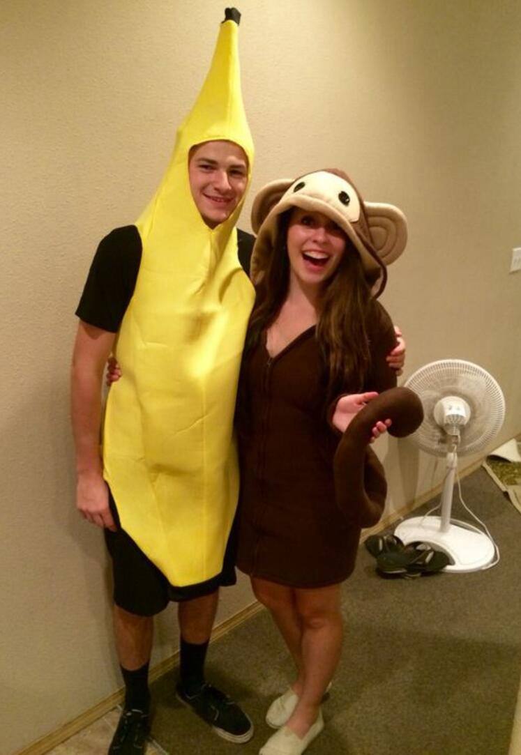 9. Monkey and Banana Costumes