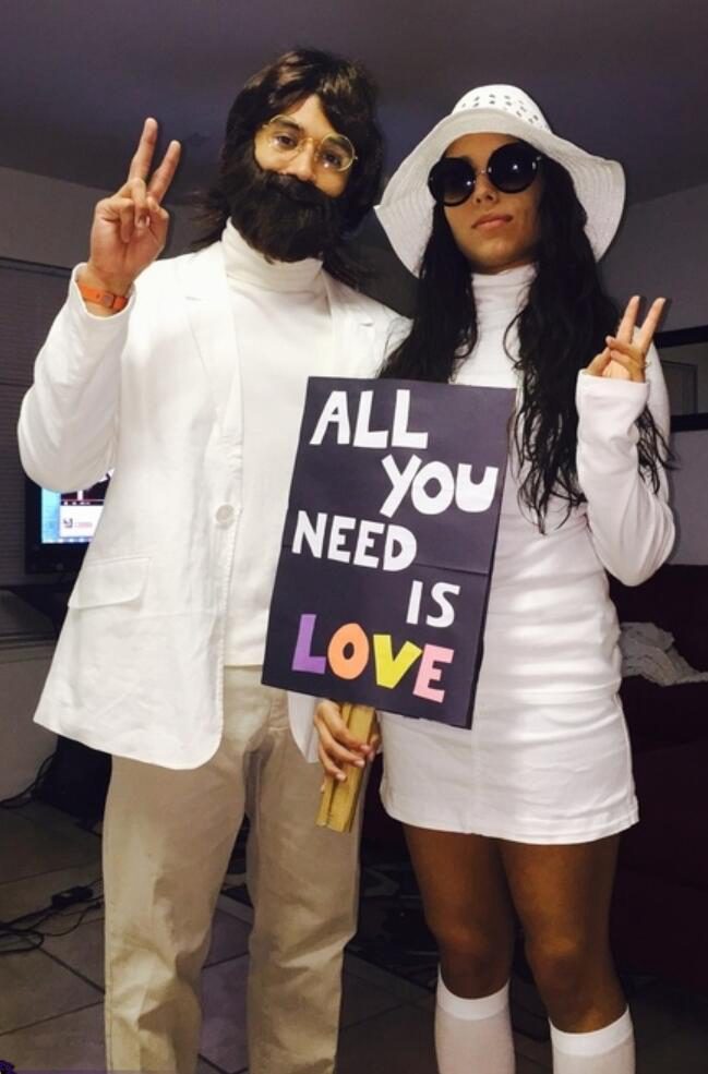 92. John Lennon and Yoko Ono Halloween Costumes