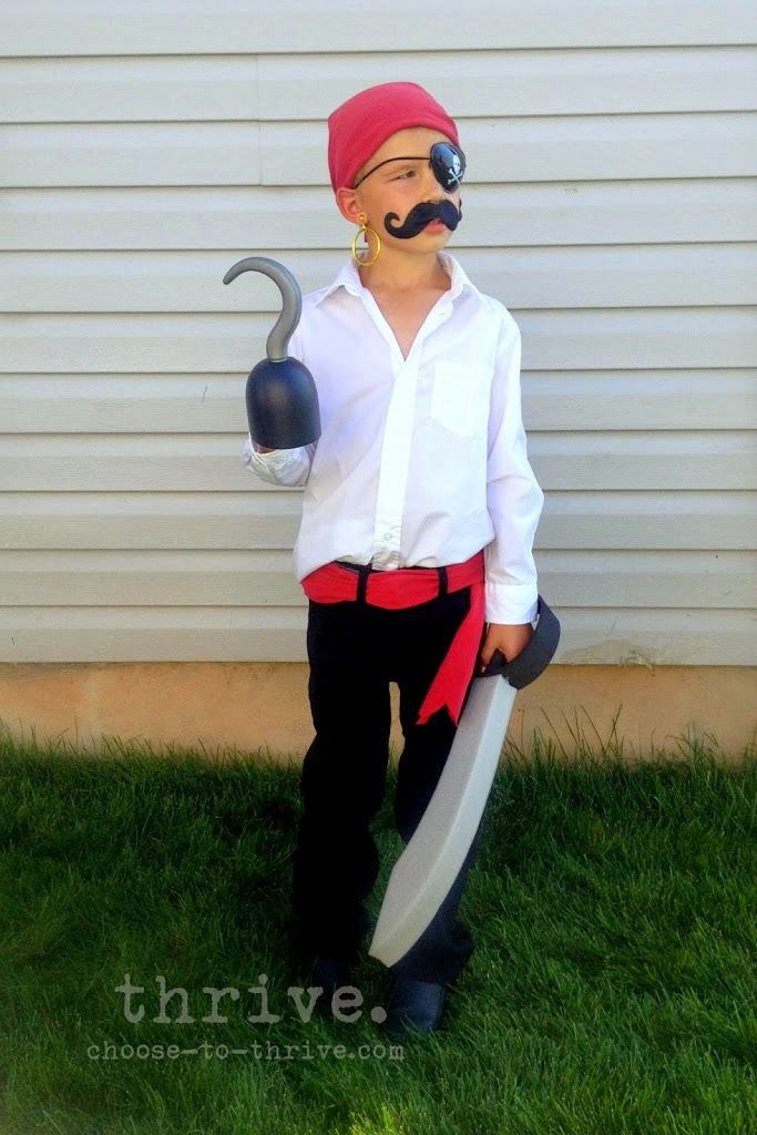 1. DIY Classic Pirate Costume