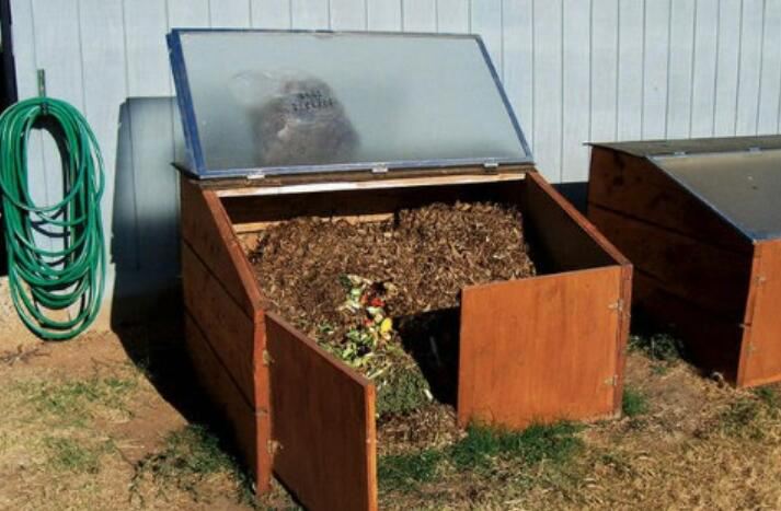 12. Compost Bin with Door