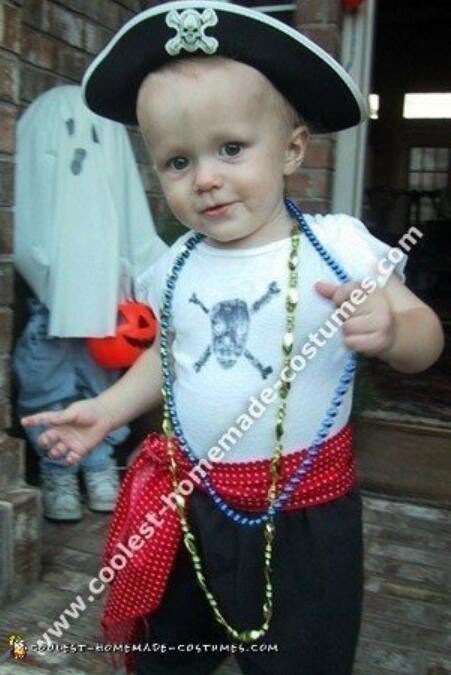 21. DIY Baby Pirates Costumes