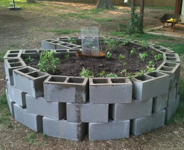 27. Raised Garden with Compost Bin