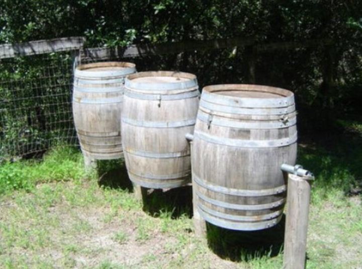 3. Wine Barrel Compost Bin