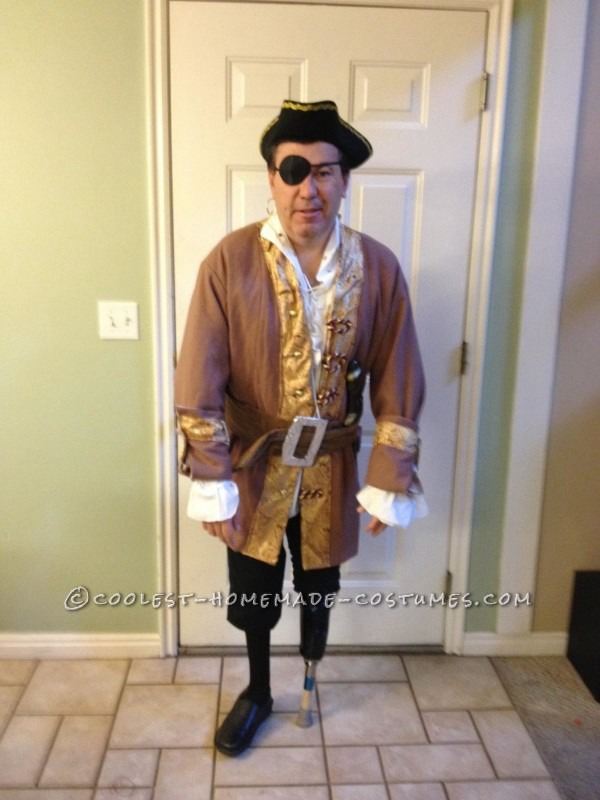 40. Pirates Costume with a Peg Leg