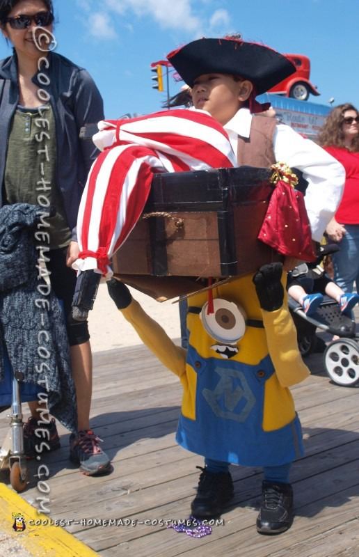 45. Minion Carrying a Pirate Costume