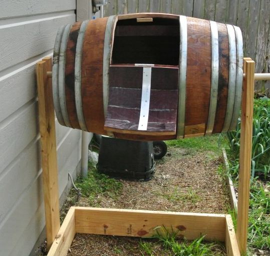 48. Rotating Wine Barrel