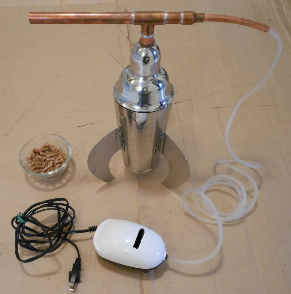 DIY Cold Smoker From Cocktail Shaker