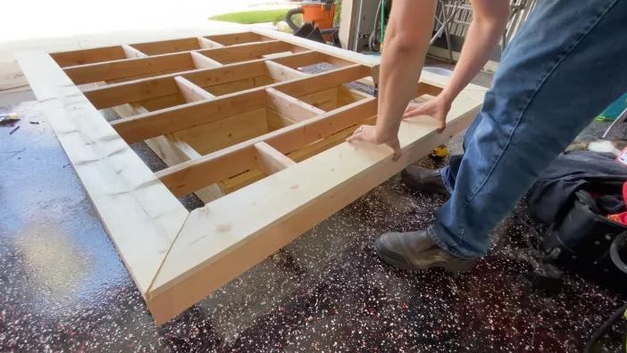 DIY Floating Bed Frame With Led Lighting Plans
