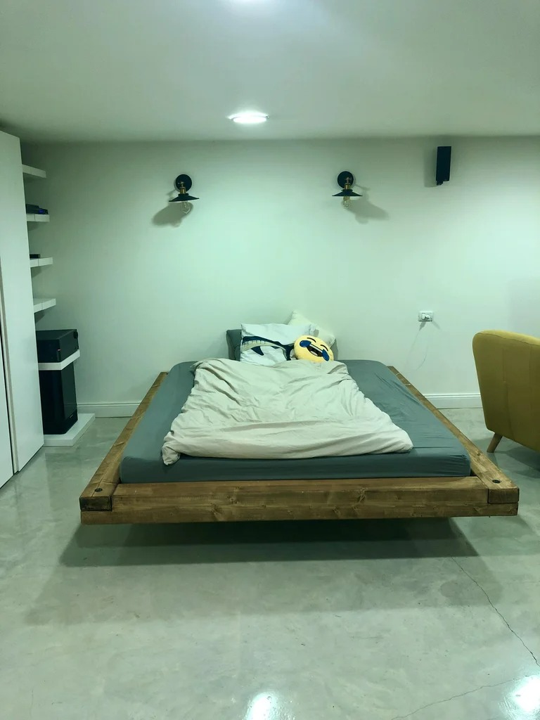 DIY Wooden Base For Bed